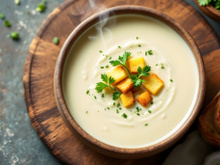 Velouté d'endives au parmesan