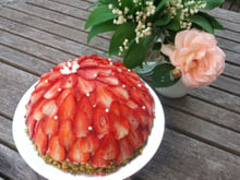 Charlotte aux fraises façon bavarois