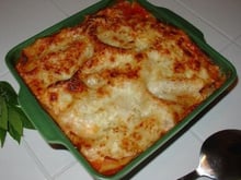 Gratin de courgettes au jambon de Bayonne