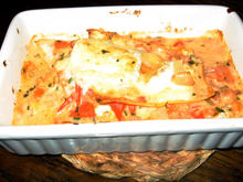 Gratin de poisson au chèvre