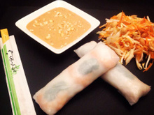 Sauce au beurre de cacahuètes et lait de coco