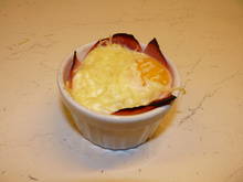 Œuf cocotte façon fond de frigo