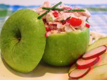 Pomme granny farcie au thon