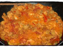 Crevettes au cumin et au curry