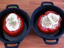 Tomate farcie végétarienne