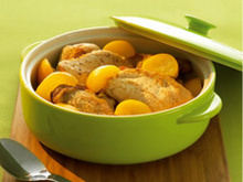 Poulet au citron et à l'ail