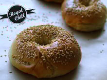 Bagels végétariens maison