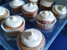 Cupcake, glaçage au cottage cheese spéculoos !