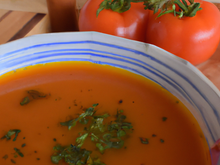 Soupe potiron-tomate