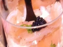 Verrine scandinave de saumon fumé