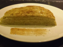 Crêpes mille trou à la crème pâtissière