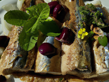 Maquereaux marinés au vin blanc et au vinaigre de cidre