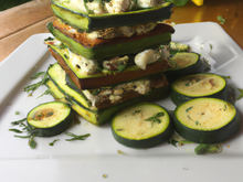 Bricks de courgettes et chèvre
