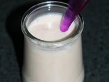 Yaourt brassé à la fraise