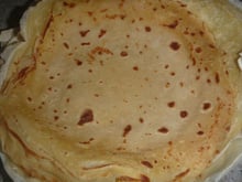Crêpes avec bière et sarrasin