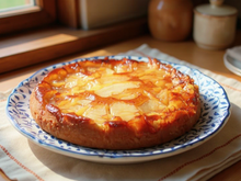Gâteau renversé aux pommes caramélisées