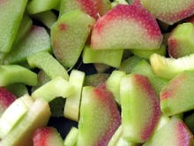 Succulent à la rhubarbe