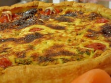 Quiche de saumon au St Môret