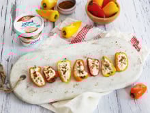 Mini-poivrons au four farcis au Labné