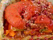 Tarte poivrons et tomates