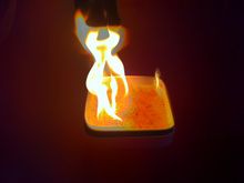 Crème brûlée flambée au limoncello