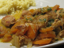 Cocotte de porc épicé