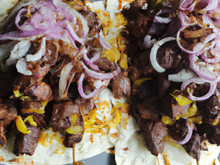 Kebab aux oignons