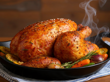 Poularde farcie pour les fêtes