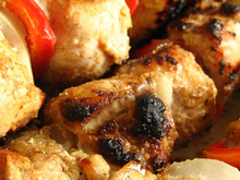 Brochettes de porc marinées au massalé