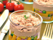 Verrine de thon au chavroux