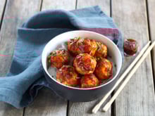 Boulettes de poulet sauce BBQ