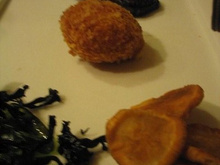 Beignets de pomme de terre à la Mimolette vieille et Panko