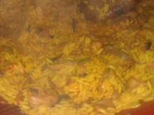 Riz aux fruits de mer maison