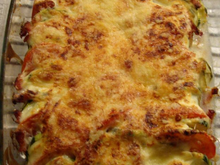 Gratin tomates-courgettes