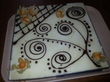 Bavarois citron pêche