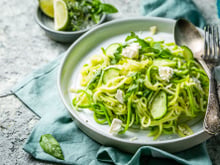 Nos 10 meilleures recettes de salades avec des courgettes