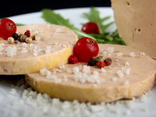 Foie gras cuit au sel