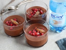Mousse à l'eau au chocolat et aux marrons