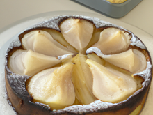Gâteau renversé aux poires