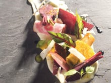 Déclinaison de betteraves au chèvre Chavignol