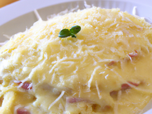 Spaghettis au reblochon