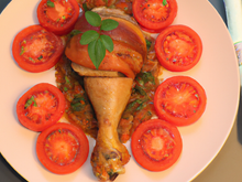 Cuisse de dinde à la tomate