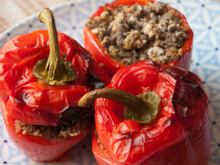 Poivrons farcis simples et rapides