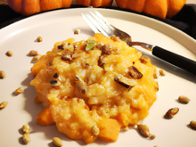 Risotto de potimarron et noisettes