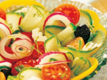 Salade grecque au Concombre et à la Tomate de France