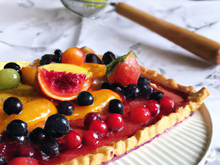 Tarte aux fruits en folie