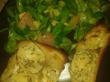 Toast chèvre chaud miel et thym