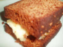 Croque Monsieur, foie gras, chaource et pain d'épices