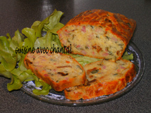 Cake aux lardons et aux cèpes