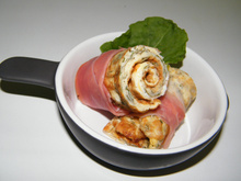 Omelette roulée à l'oseille